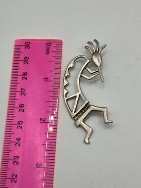 Southwestern Kokopelli Sterling Pendant Native American